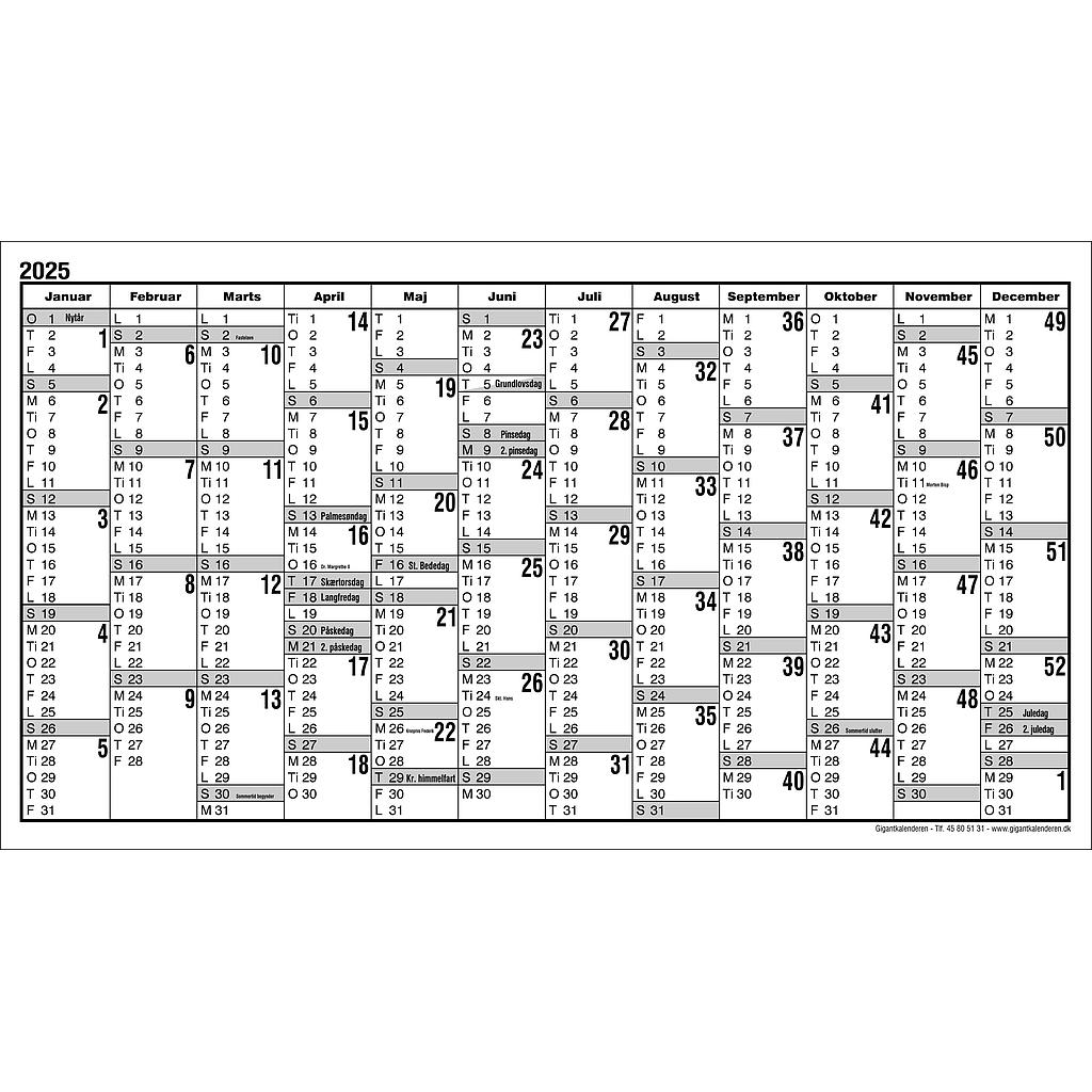 Kalender 2025